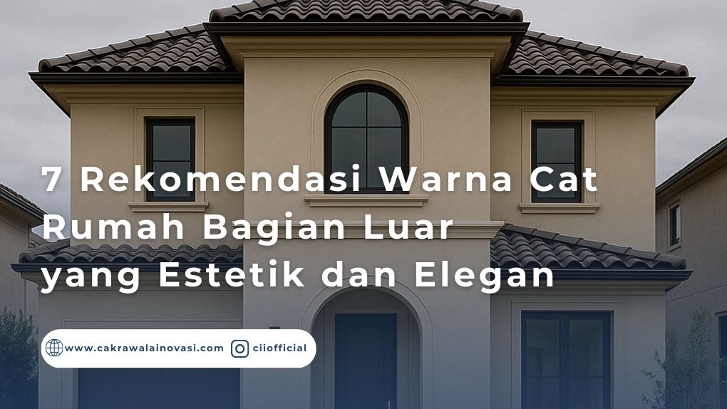 Rekomendasi warna cat rumah bagian luar