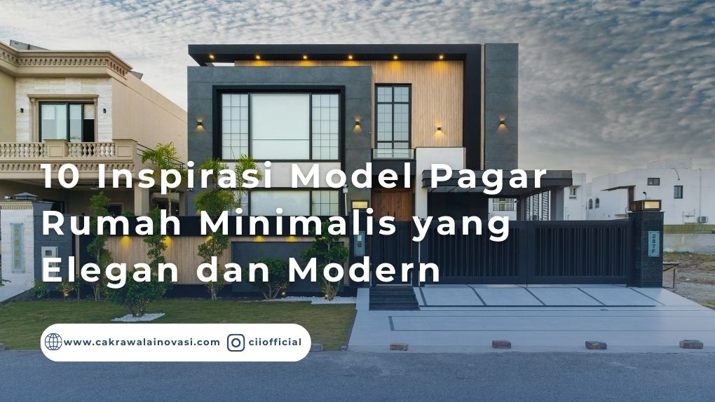 inspirasi model pagar rumah