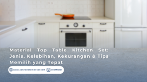 Material top table kitchen